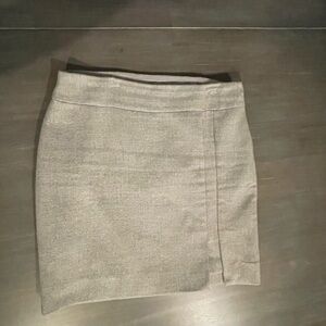 White House Black Market Sleek Light Gray Pencil Skirt with side zipper